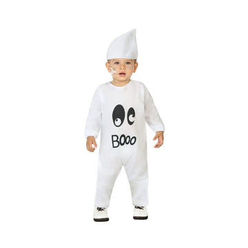 Disfraz infantil Fantasma 12-24 Meses Blanco (2 Piezas)