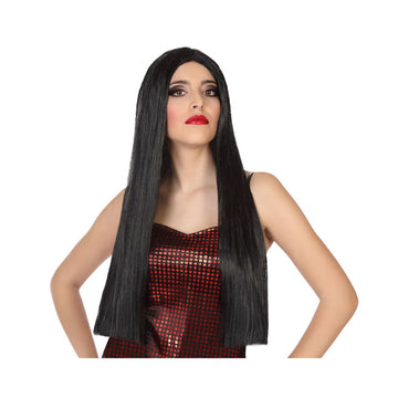 Peluca Negro 60 cm