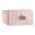 Cesta Rosa Estrellas 18 x 14 x 10,5 cm