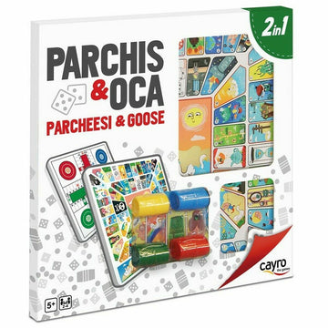 Tablero de Parchís y Oca Cayro Multicolor 250 g