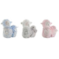 Set de Regalo para Bebé Home ESPRIT Azul Beige Rosa Poliéster (3 Unidades)