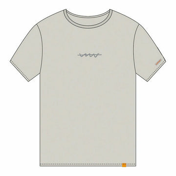 Camiseta de Manga Corta Cállate la Boca   Beige