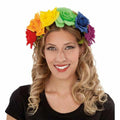 Diadema My Other Me Flores Talla única Arcoíris Adultos Multicolor