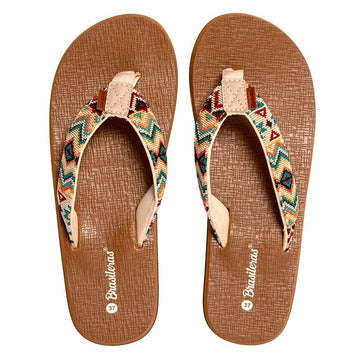 Chanclas para Mujer Brasileras Inca Marrón