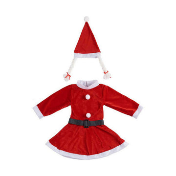 Disfraz para Niños Mamá Noel 4-6 años Rojo Blanco