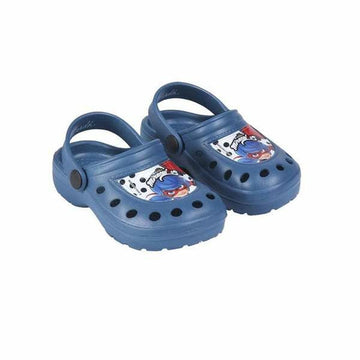 Zuecos de Playa Lady Bug Azul