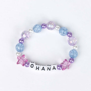 Kit de Bisutería Stitch Azul Morado 3 Piezas