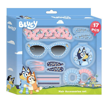 Accesorios para el Pelo Bluey Multicolor 17 Piezas