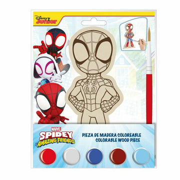 Set de Manualidades Spidey Madera 14 x 18 x 5 cm