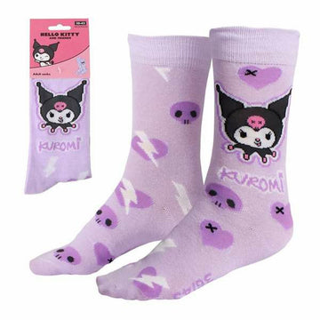 Calcetines Kuromi Púrpura