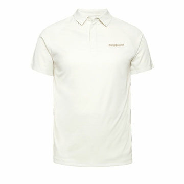 Polo de Manga Corta Hombre Trangoworld Bonete  Blanco