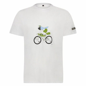 Camiseta de Manga Corta Hombre Shimano Sentiero Ltd Blanco