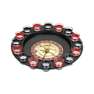 Juego de Beber Casino Roulette ‎90267 18 pcs Vidrio