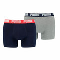Pack de Calzoncillos Puma Basic Gris Boxer 2 Piezas