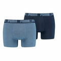 Pack de Calzoncillos Puma Basic Azul Boxer 2 Piezas