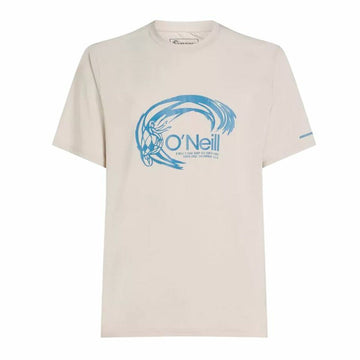 Camiseta de Manga Corta Hombre O'Neill O'Riginals Hybrid Upf Graphic Beige