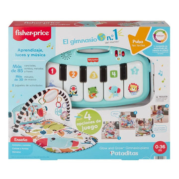 Alfombra de juego Fisher-Price Kick and Play Plástico Sonajero Piano ES