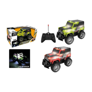 Coche Radio Control Rojo Verde 25 x 13 cm
