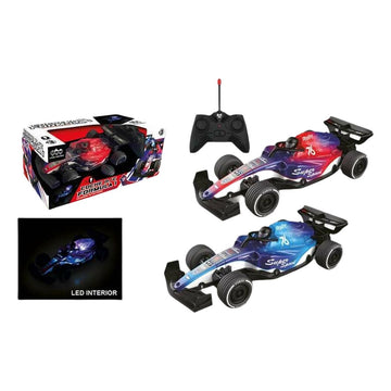 Coche Radio Control Azul Rojo 25 x 12 x 7 cm