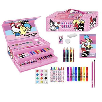 Caja de Actividades para Colorear Hello Kitty Rosa