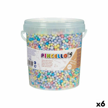 Material para Manualidades Pincello 13,5 x 14 x 14,5 cm Bolas 6 Unidades