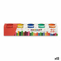 Juego de Plastilina Pincello Amarillo Azul Rojo Verde Naranja (12 Unidades)