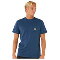 Camiseta de Manga Corta Hombre Rip Curl Surf Paradise Badge Tee