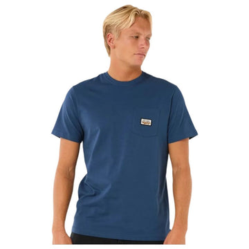 Camiseta de Manga Corta Hombre Rip Curl Surf Paradise Badge Tee