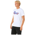 Camiseta de Manga Corta Hombre Rip Curl Surf Paradise Blanco