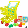Carro de Compra Colorbaby My Home Juguete 9 Piezas 34 x 53,5 x 45 cm 6 Unidades