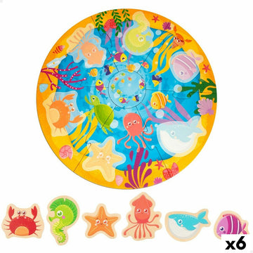 Puzzle Infantil Lisciani Giochi 33 x 1 x 32 cm Marino 6 Piezas 13 Piezas (6 Unidades)