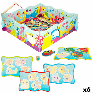 Juego de Mesa Lisciani Giochi Montessori Pesca (6 Unidades)