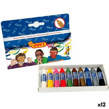 Pintura de Cara Jovi Multicolor (12 Unidades)