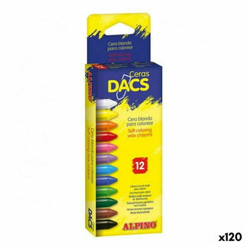 Ceras de colores Alpino Dacs Multicolor (120 Unidades)