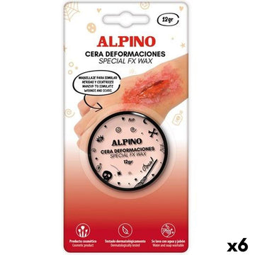 Maquillaje Alpino Halloween 12 g Herida 6 Unidades