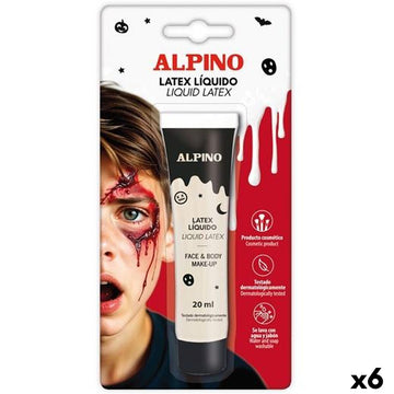 Maquillaje de latex Alpino 20 ml 6 Unidades