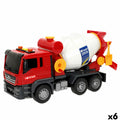 Camión Hormigonera Speed & Go 26 x 14 x 9 cm (6 Unidades)