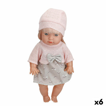 Muñeca bebé Colorbaby 14 x 30 x 9,5 cm 6 Unidades