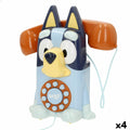 Teléfono de Juguete Bluey Plástico 16 x 18 x 8 cm (4 Unidades)