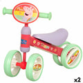 Triciclo Peppa Pig Multicolor 47 x 37 x 25 cm (2 Unidades)