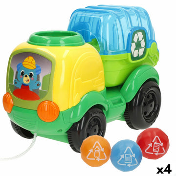 Juguete de arrastre Winfun 25 x 17 x 12 cm (4 Unidades)