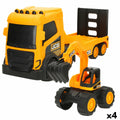 Camión de Obras Públicas Teamsterz 40 X 18 X 13 CM (4 Unidades)