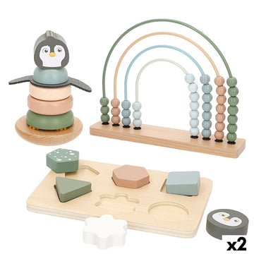 Juego de Madera Woomax 22 x 22 x 6 cm (2 Unidades)