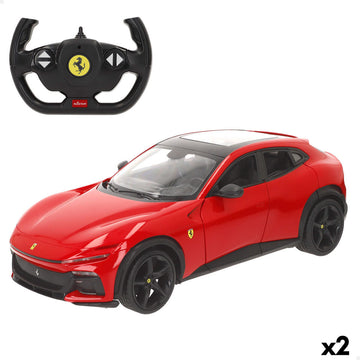 Coche Radio Control Ferrari PUROSANGUE 1:14 34 x 11 x 14 cm (2 Unidades)