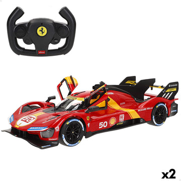 Coche Radio Control Ferrari 36 X 11 X 15 CM (2 Unidades)