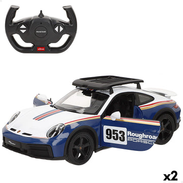 Coche Radio Control Porsche 33 X 12 X 11 CM (2 Unidades)