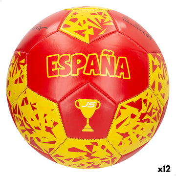 Balón de Fútbol John Toys España Talla 5 22 x 22 x 22 cm 12 Unidades